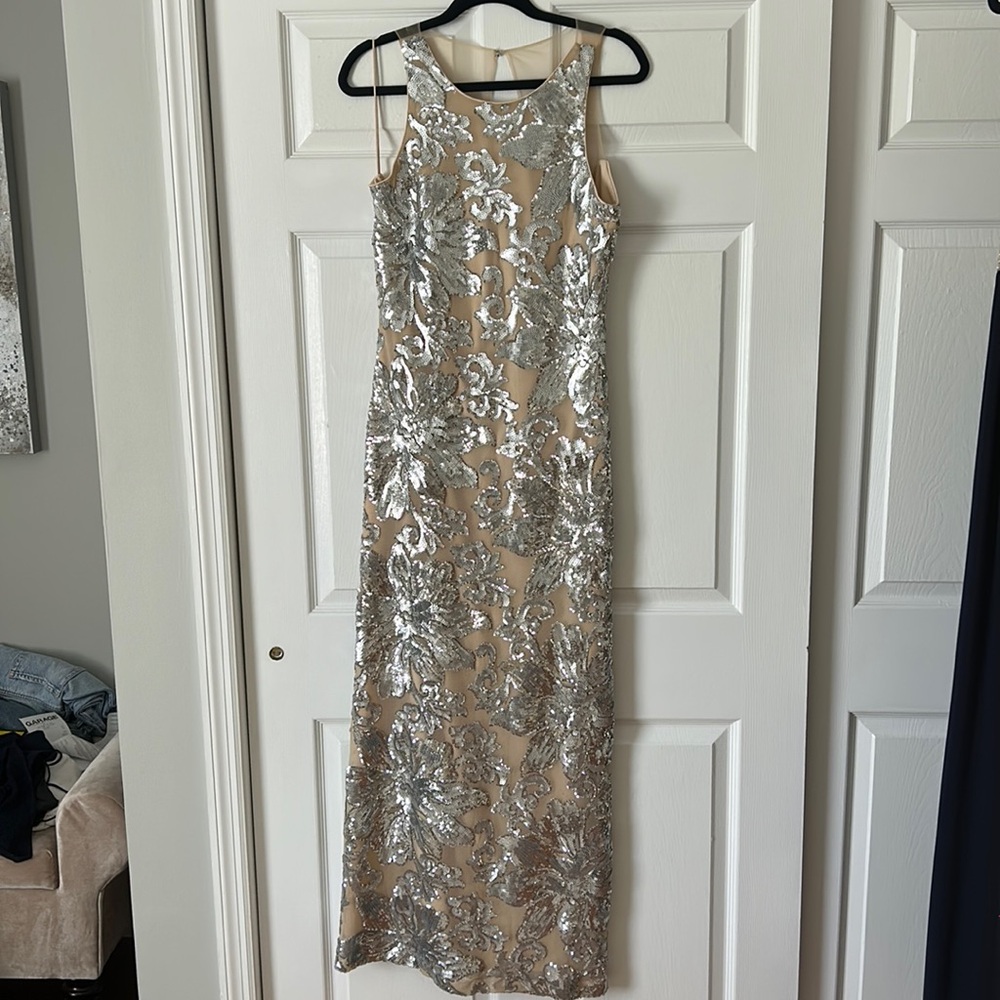 Badgley Mischka formalwear sequins gown